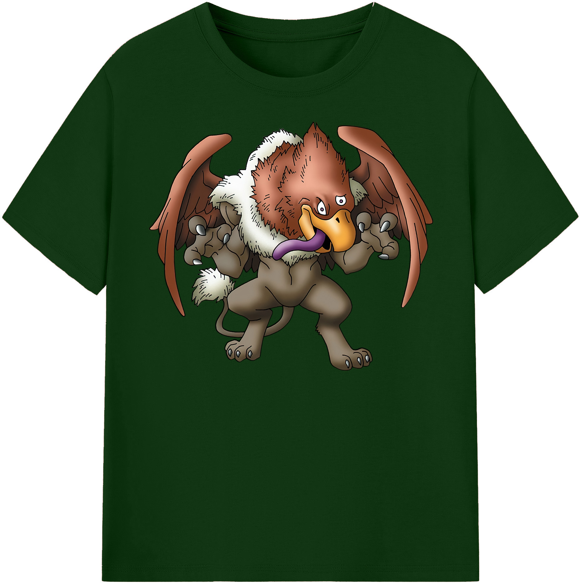（画像用） ドラゴンクエスト Doragon Kuesuto Dragon Quest 綿100％半袖Tシャツ（フロントプリント）